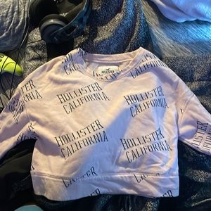 hollister crop long sleeve